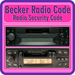 Becker Radio Code LE MANS SOUND 30 40 20 BE4602 BE4533 BE4623 BE4613 BE4603 - Picture 1 of 2