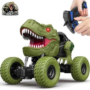 2.4GHz Dinosaur Remote Control Car with LED Lights - Perfect Gift for Kids 3-12 - Picture 1 of 9
