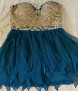 Sherri Hill Beaded Cocktail Dress - Picture 1 of 3