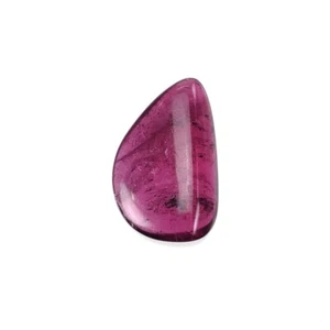 17.35cts Natural Rubellite Pink TOURMALINE Gemstone Tumble Uneven Shape Cabochon - Picture 1 of 4