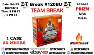 CHICAGO BULLS 2024-25 NBA Prizm Basketball Mega CASE 20 BOX Break #120BU - Picture 1 of 1