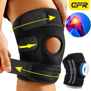 Compression Knee Brace Support Patella Meniscus Sport Joint Pain Arthritis Wrap - Picture 1 of 12