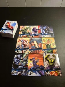 2015 Upper Deck Marvel 3D Complete 72-Card Base Set - Imagen 1 de 2