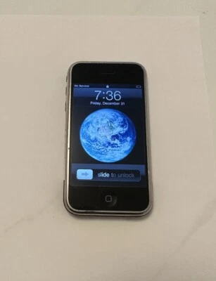 Apple iPhone 1st Generation - 8GB - Black (AT&T) A1203 (GSM) C85 - Image 1 of 4