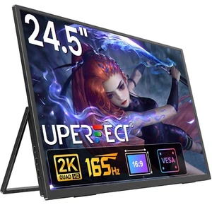 165Hz Gaming Monitor 24.5" Portable Display 2K 2560x1440 1ms for PS4/5 Xbox - Picture 1 of 7