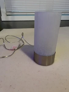 Allen & Roth 10" Brushed Nickel Touch Accent Lamp Model 1233067 BL56BNK- *USED* - Picture 1 of 1