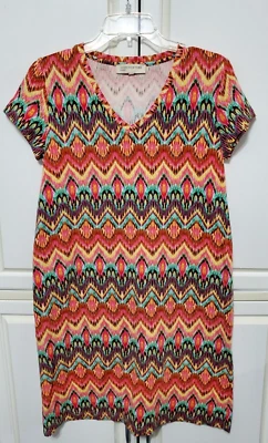 Vestido deportivo Jones New York rosa amarillo verde colorido para mujer talla mediana DD-3 Foto 1 de 4