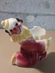 Shawnee Pottery USA Clown Holder Candle /Plant Vtg Jo Jo 619 , Small, Collector - Picture 1 of 16