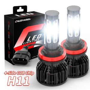 2X H11 LED Headlight Bulbs Kit Low Beam For Volvo S40 2004-2006 6000K White - Picture 1 of 14