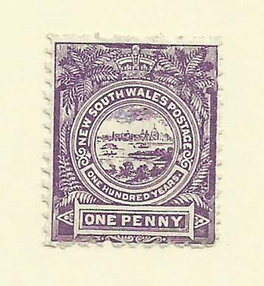 NUEVO SUR DE GALES - 1880/99 1d VIOLETA - HM - S#77 - St372 Foto 1 de 1