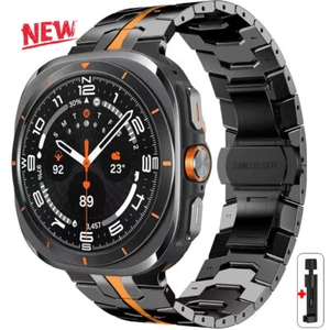Luksusowy tytanowy pasek do Samsung Watch 7 Ultra 2025 47mm Quick Fit bez luk pasek - Zdjęcie 1 z 18