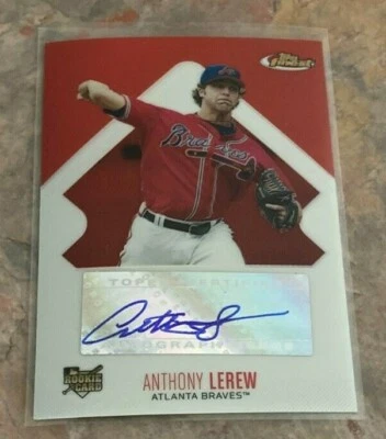 Anthony Lerew 2006 Topps Finest Rookie RC Refractor Auto Autograph /399 + BONUS! - Image 1 of 3
