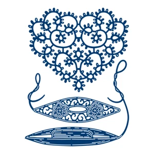T de encaje andrajoso para troquel de metal estilo 445721 - Imagen 1 de 1