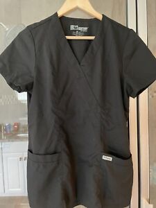 Greys Anatomy by barco Scrub Shirt  2 pockets v neck sz M