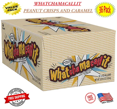 Whatchamacallit Chocolate Caramel Peanut Candy bar, 1.6 Oz (Pack Of 36) On Sale - Image 1 of 4