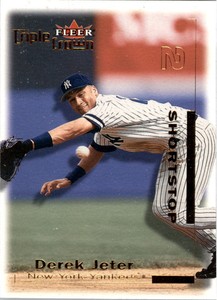 2001 Fleer Triple Crown #1 Derek Jeter - NM-MT
