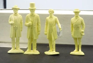 Marx Civil War Character Group Grant, Lincoln, Davis and Lee - Picture 1 of 3