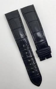Glashutte Original 21mm x 18mm Black Alligator Watch Strap Band Authentic OEM - Picture 1 of 12