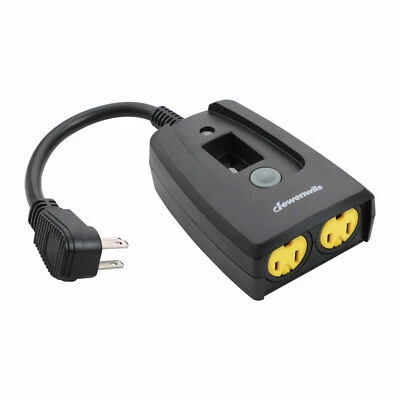 DEWENWILS Outdoor Light Sensor Timer Countdown Light Timer for Christmas Light