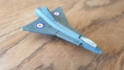 C5 – Aereo Grigio Cockpit Bianco In Plastica Stile Regalo Pubblicitario TBE. - Immagine 1 di 4