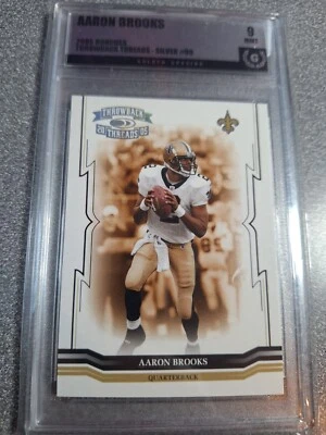 Aaron Brooks 2005 Donruss Throwback Threads #90 Graded 9 Serial Numbered 102/150 - Image 1 of 2