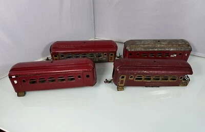 4pc Lionel Prewar Standard Gauge NY Central Lines Passenger Cars Lot - Body Only - Image 1 of 4