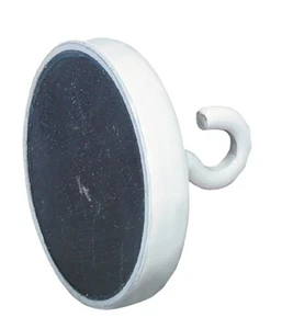Häfele Deckenhaken mit Magnet Deckenmagnet 11 kg weiß Haken weiß Befestigung - Picture 1 of 3
