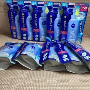 Set of 10 NIVEA SUN Super Water Gel Sunscreen For Refill SPF50 PA+++ 125g F/S - Picture 1 of 7