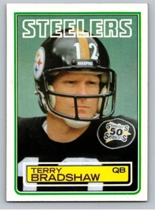 Tarjetas de fútbol americano 1982-1984 Terry Bradshaw HOF Pittsburgh Steelers tú eliges - Imagen 1 de 7