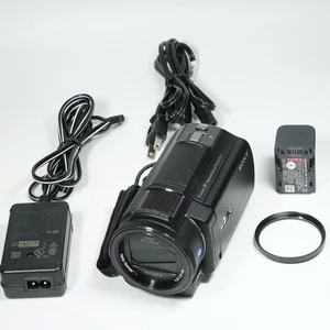 Sony FDR-AX30 Black 4K Handycam Digital Camcorder 30x Zoom 64GB w/Battery - Picture 1 of 10