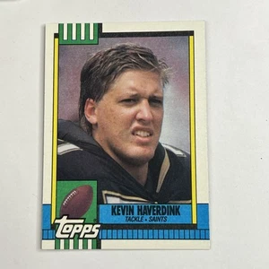 1990 TOPPS FOOTBALL Card #236 Kevin Haverdink RC New Orleans Saints - Picture 1 of 2