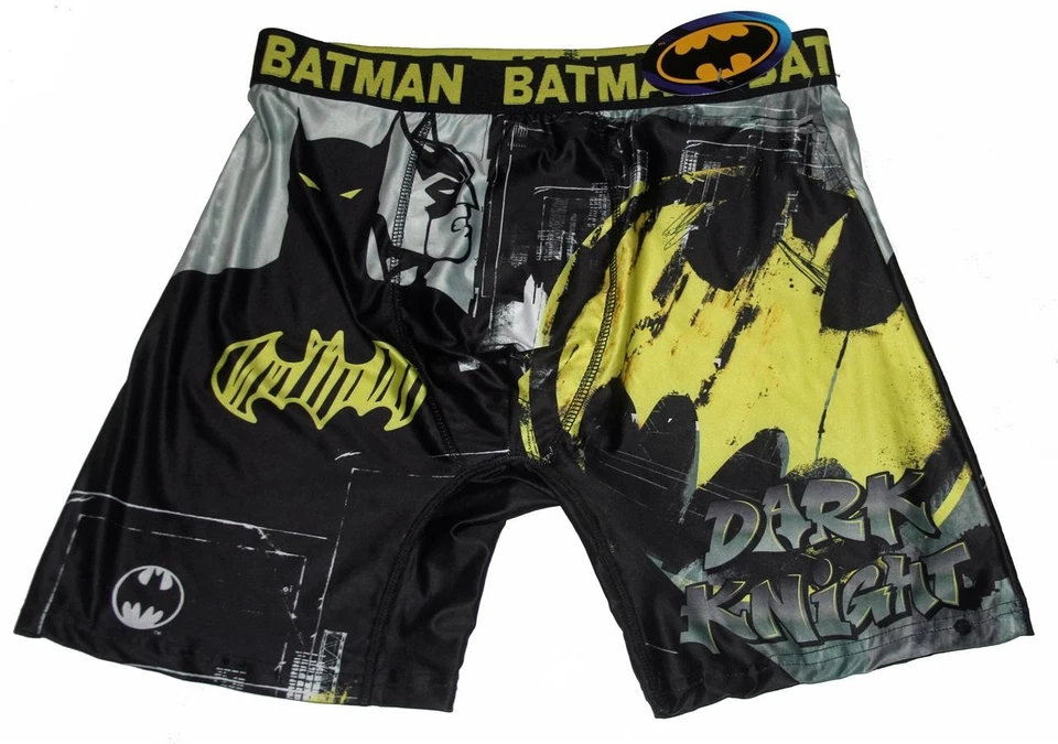 Boxers DC Comics Batman Caballero Oscuro Coloridos Negros y Amarillos Para Hombre M Nuevos con Etiquetas Foto 1 de 1