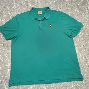 Nike Dri-Fit Tiger Woods Poloshirt Herren L Club Headcover Frank Logo TW Teal - Bild 1 von 6