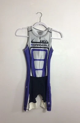 Louis Garneau Triathlon Cycling Bib Shorts Padded Womens XS NEW - Image 1 of 4