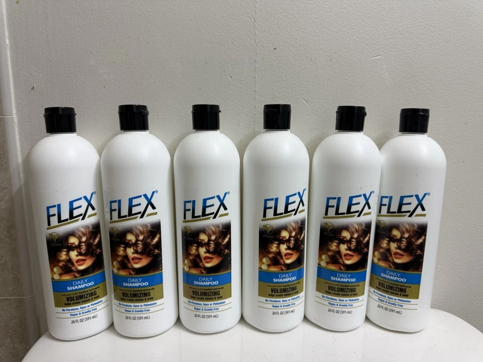 6 lotes de champú flexible champú diario. Tamaño completo. Foto 1 de 3