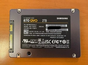 Samsung 870 QVO | 2TB SSD 2.5” SATA | Model: MZ-77Q2T0 | ** FREE SHIPPING ** - Afbeelding 1 van 4