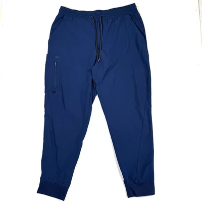 Pantalones Exfoliantes Barco One Para Mujer Unisex Med 36x 30 Azul Tiro Medio Cordón Jogger Foto 1 de 4
