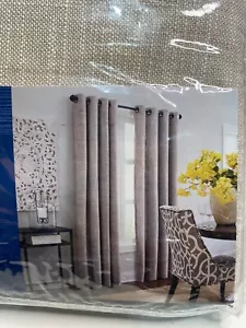 NEW Pier 1 Imports Cassidy Chambray Grommet Curtain Panel *ONE Panel* 48" x 108" - Picture 1 of 7