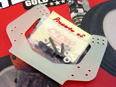 Team Associated RC10 Team Car Graphite Champ Ed Front Shock Tower & HW Set NEW ! - Image 1 of 3