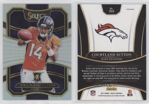 2017 Panini Select 2018 XRC Prizm Redemptions Silver Prizms Courtland Sutton