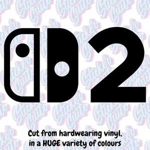Nintendo Switch 2 Decal - Choose Your Size and Colour! - Picture 1 of 5