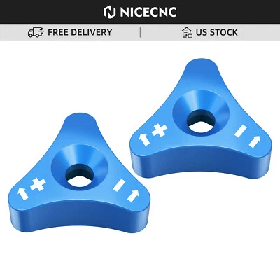 Ajustadores de perilla de horquilla delantera para Husqvarna TE250 TE300 FE 250 350 450 501 2014-2023 Foto 1 de 4