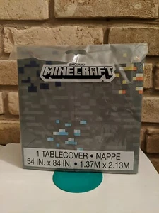 MINECRAFT Tablecover Birthday Party Decorations Grey Mojang 2018 - Picture 1 of 2