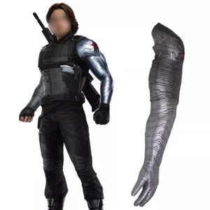 Captain America Winter Soldier Hero Bucky Barnes Arm Armour Cosplay Costume Prop - Picture 1 of 4