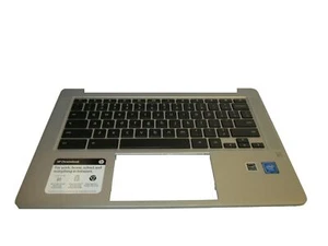 Nuevo teclado reposamanos genuino HP Chromebook 14A-NA M75857-001 - Imagen 1 de 2