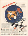 1944 Oldsmobile: Bomb Busters Of the AAF Vintage Print Ad