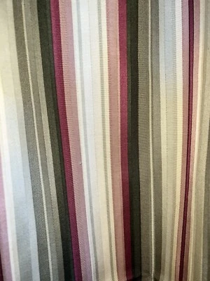 CLASSIC STRIPED DRAPES~63”LONG~GREEN,YELLOW,TAUPE,BURGUNDY(3)SETS AVAILABLE Foto 1 de 4