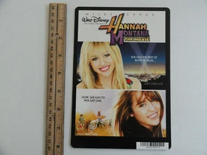 HANNAH MONTANA IL FILM - SCHEDA VIDEO BLOCKBUSTER 5"X8" NO FILM - Foto 1 di 3