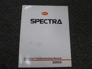 2003 Kia Spectra Sedan Hatchback Electrical Wiring Diagrams Manual LS GS GSX - Picture 1 of 1
