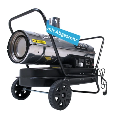 Diesel Heizkanone 20 KW Hallenheizung Bauheizer mit Abgasrohr IMLEX IM-MK70